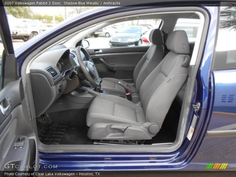  2007 Rabbit 2 Door Anthracite Interior