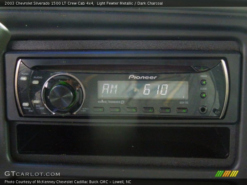 Light Pewter Metallic / Dark Charcoal 2003 Chevrolet Silverado 1500 LT Crew Cab 4x4