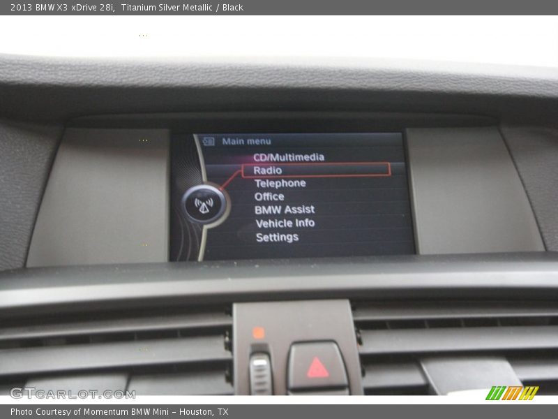 Titanium Silver Metallic / Black 2013 BMW X3 xDrive 28i