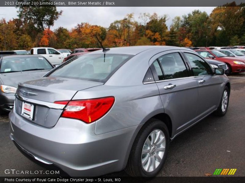 Billet Silver Metallic / Black 2013 Chrysler 200 Limited Sedan