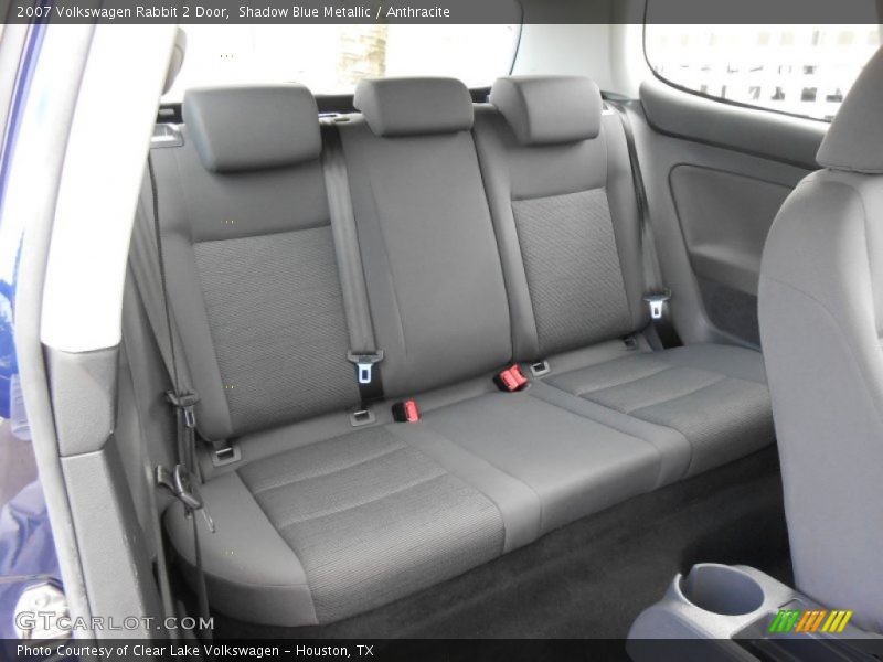 Rear Seat of 2007 Rabbit 2 Door
