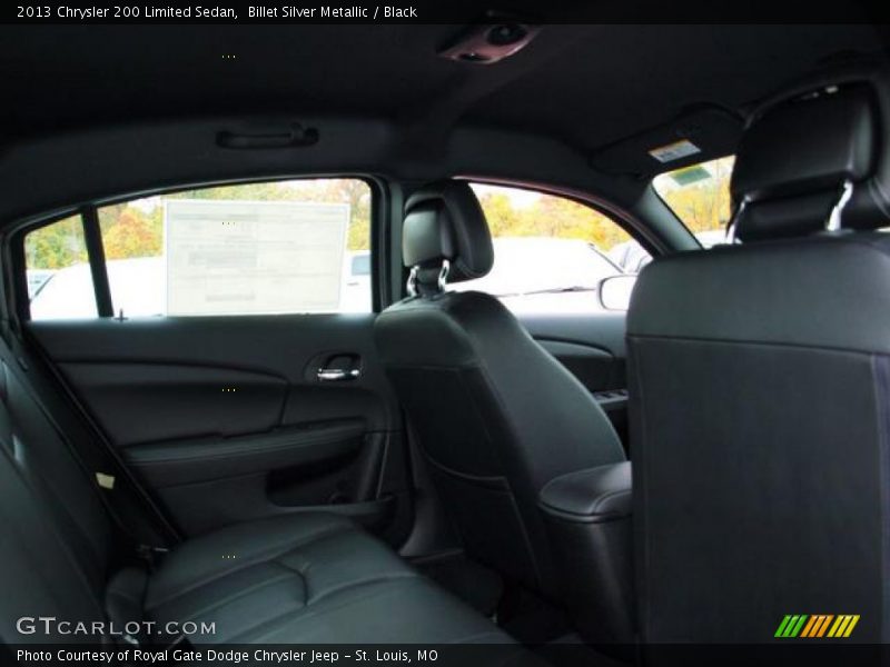 Billet Silver Metallic / Black 2013 Chrysler 200 Limited Sedan