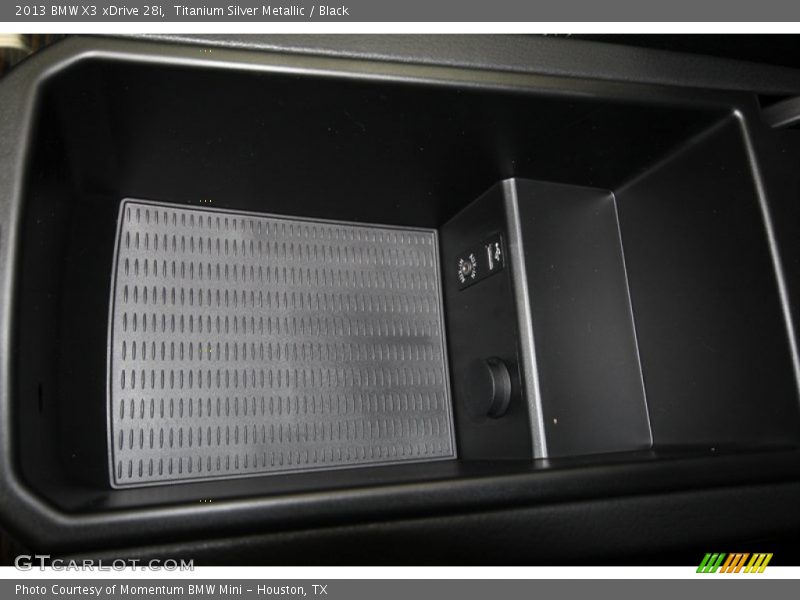 Titanium Silver Metallic / Black 2013 BMW X3 xDrive 28i