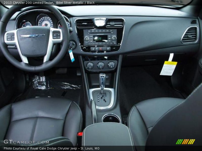 Billet Silver Metallic / Black 2013 Chrysler 200 Limited Sedan