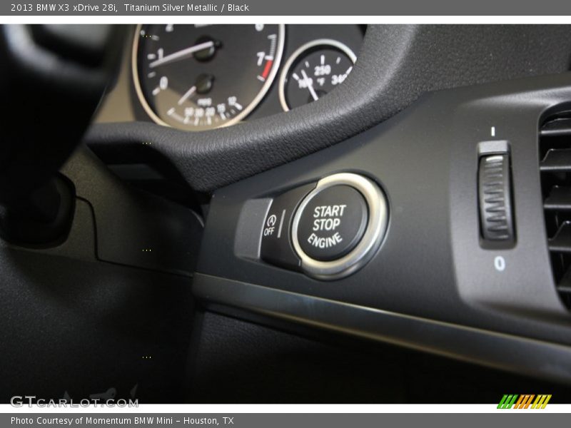 Titanium Silver Metallic / Black 2013 BMW X3 xDrive 28i