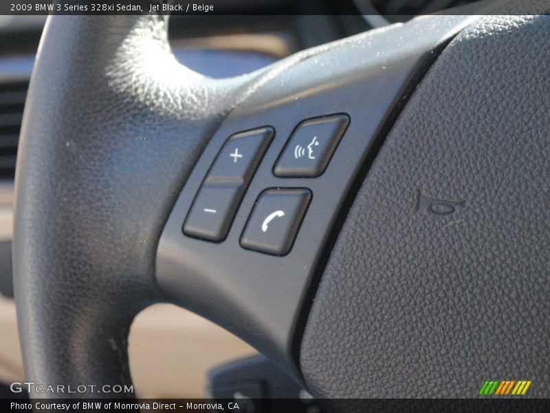 Jet Black / Beige 2009 BMW 3 Series 328xi Sedan