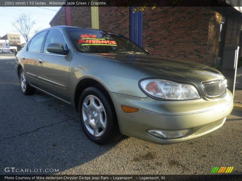 Millenium Jade Green / Graphite 2001 Infiniti I 30 Sedan