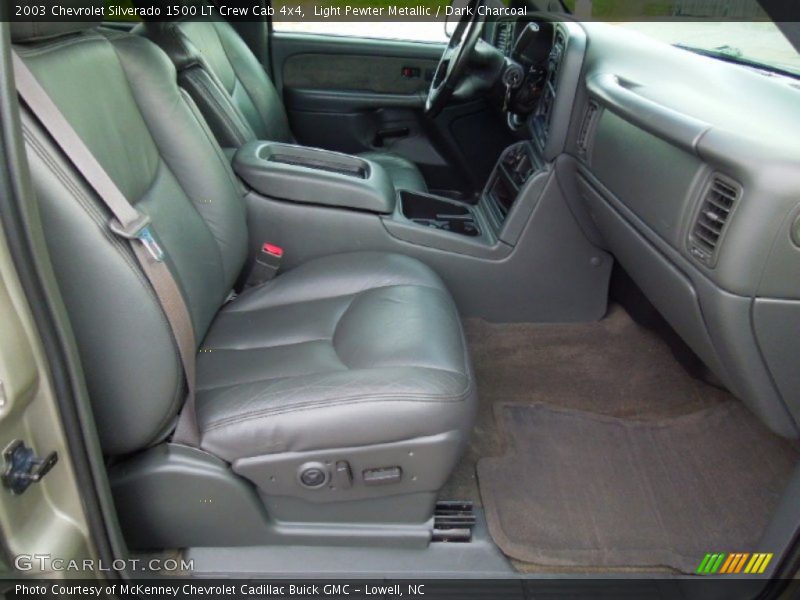 Light Pewter Metallic / Dark Charcoal 2003 Chevrolet Silverado 1500 LT Crew Cab 4x4