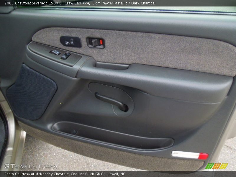 Light Pewter Metallic / Dark Charcoal 2003 Chevrolet Silverado 1500 LT Crew Cab 4x4