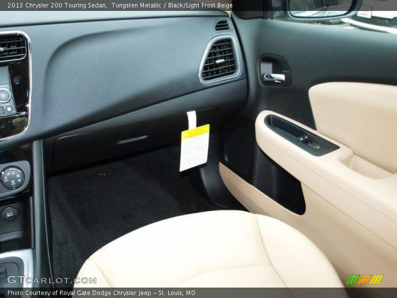 Tungsten Metallic / Black/Light Frost Beige 2013 Chrysler 200 Touring Sedan