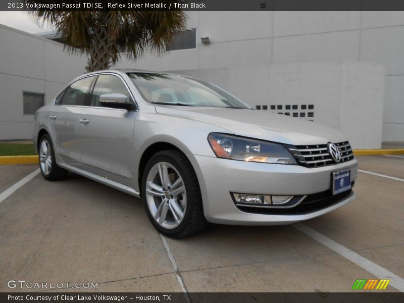 Reflex Silver Metallic / Titan Black 2013 Volkswagen Passat TDI SE