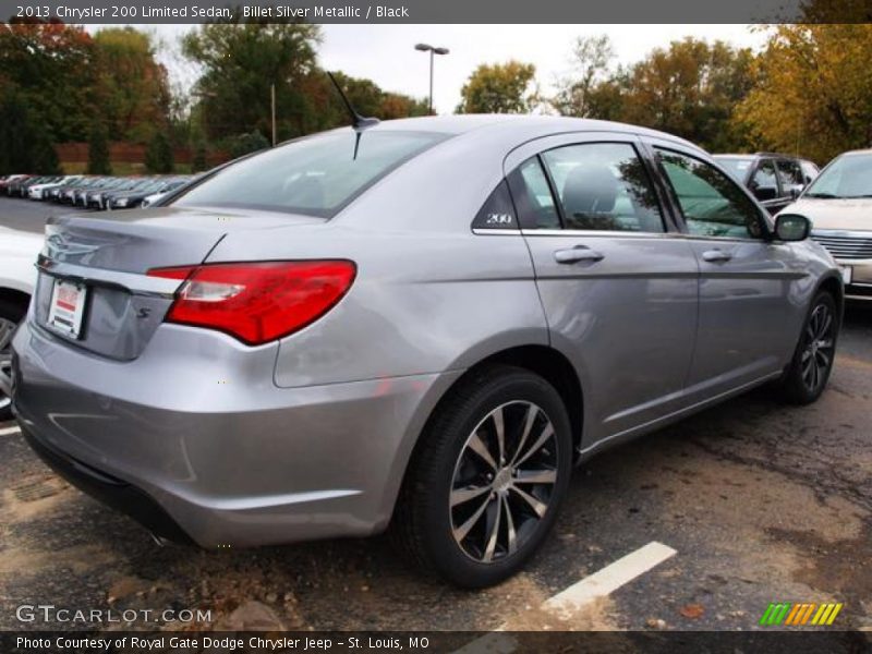 Billet Silver Metallic / Black 2013 Chrysler 200 Limited Sedan