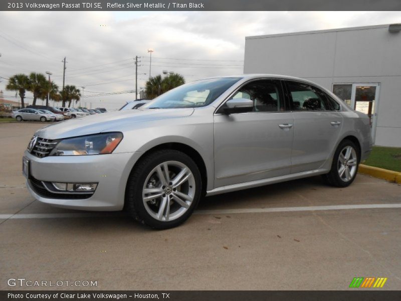 Reflex Silver Metallic / Titan Black 2013 Volkswagen Passat TDI SE