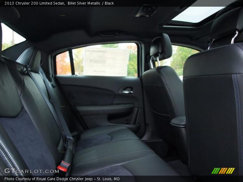 Billet Silver Metallic / Black 2013 Chrysler 200 Limited Sedan