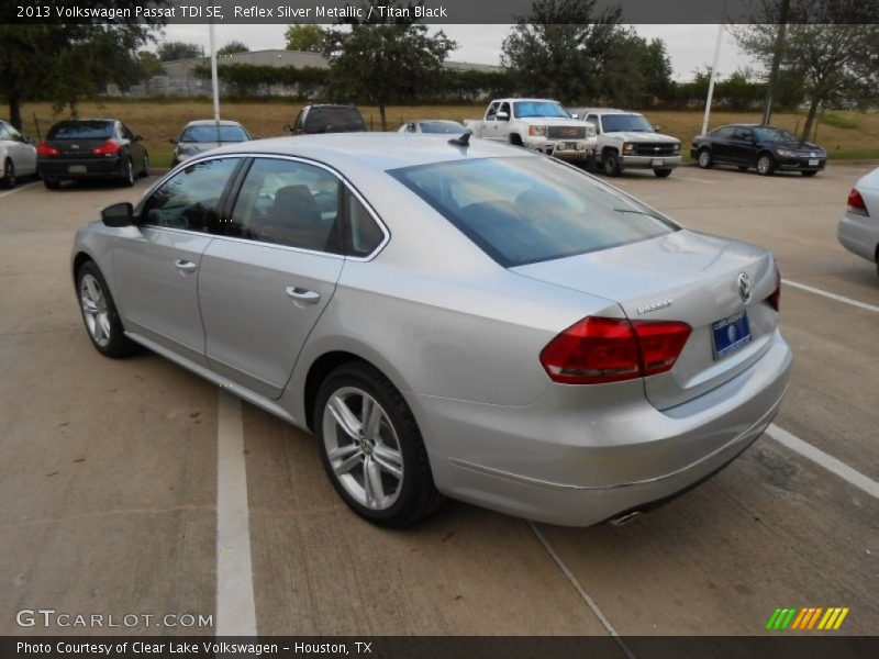 Reflex Silver Metallic / Titan Black 2013 Volkswagen Passat TDI SE