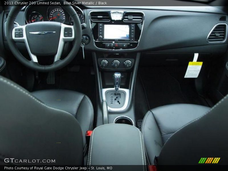 Billet Silver Metallic / Black 2013 Chrysler 200 Limited Sedan