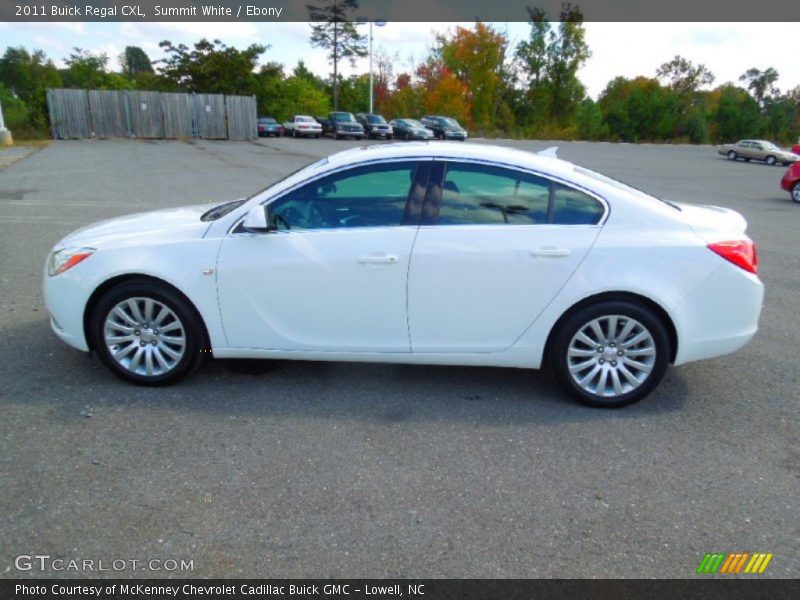 Summit White / Ebony 2011 Buick Regal CXL