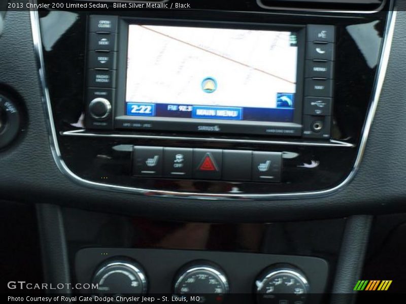 Billet Silver Metallic / Black 2013 Chrysler 200 Limited Sedan