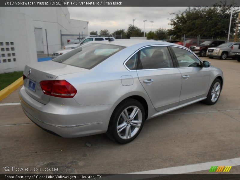 Reflex Silver Metallic / Titan Black 2013 Volkswagen Passat TDI SE