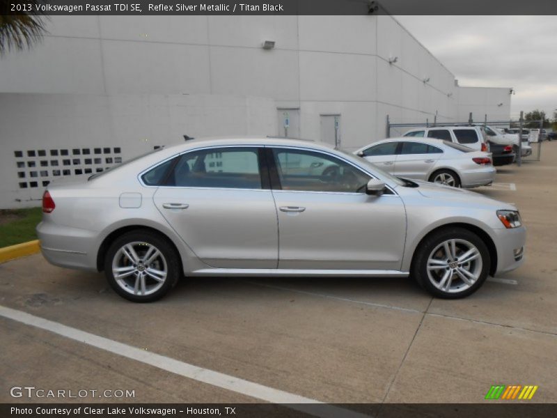 Reflex Silver Metallic / Titan Black 2013 Volkswagen Passat TDI SE