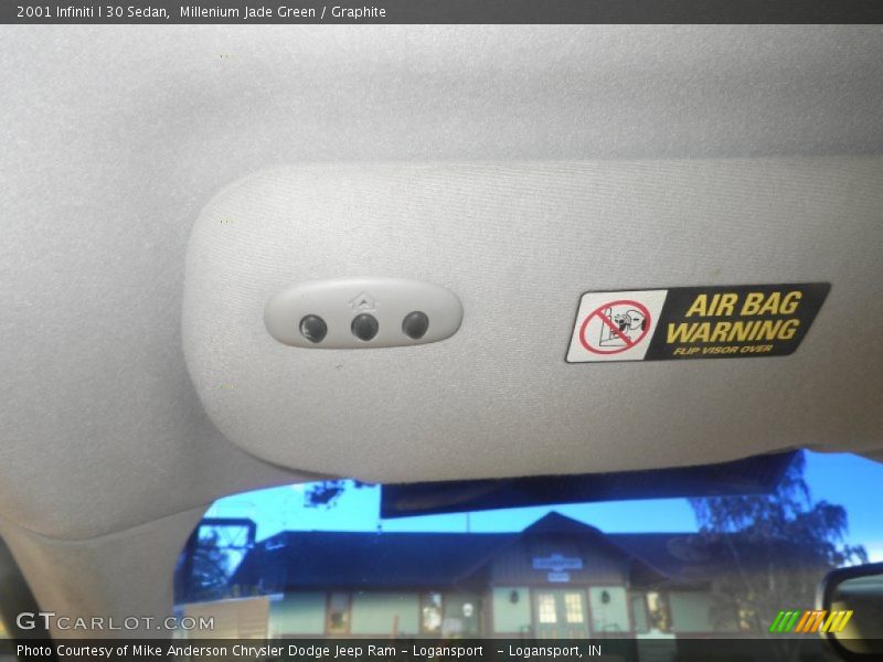 Millenium Jade Green / Graphite 2001 Infiniti I 30 Sedan
