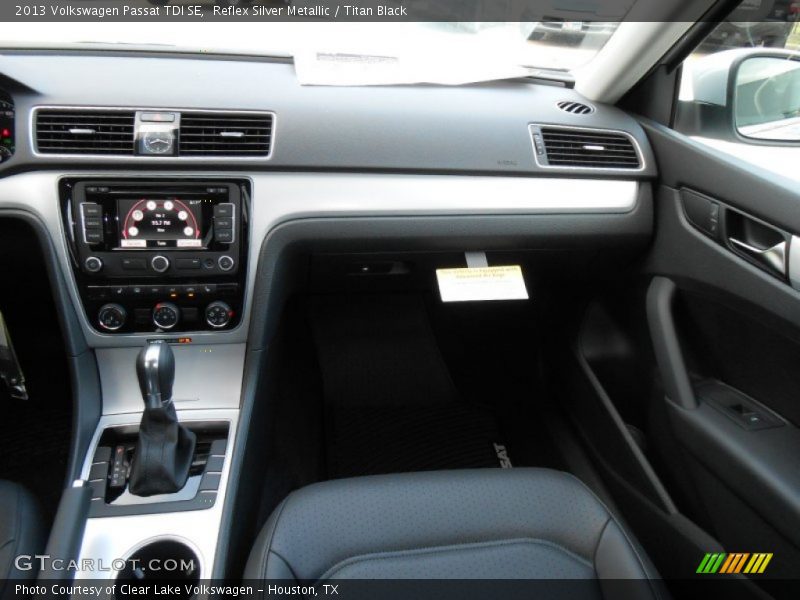 Reflex Silver Metallic / Titan Black 2013 Volkswagen Passat TDI SE