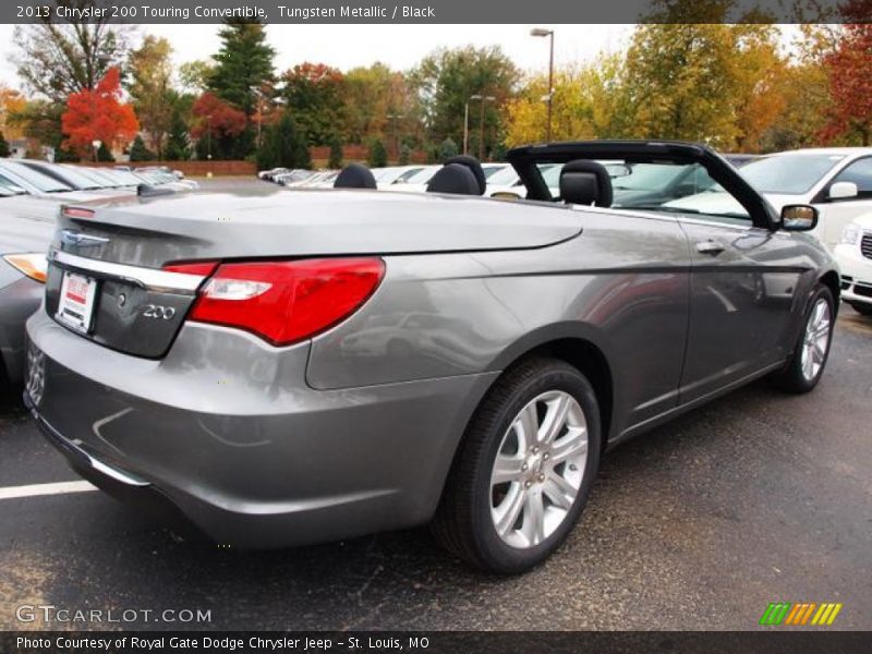 Tungsten Metallic / Black 2013 Chrysler 200 Touring Convertible