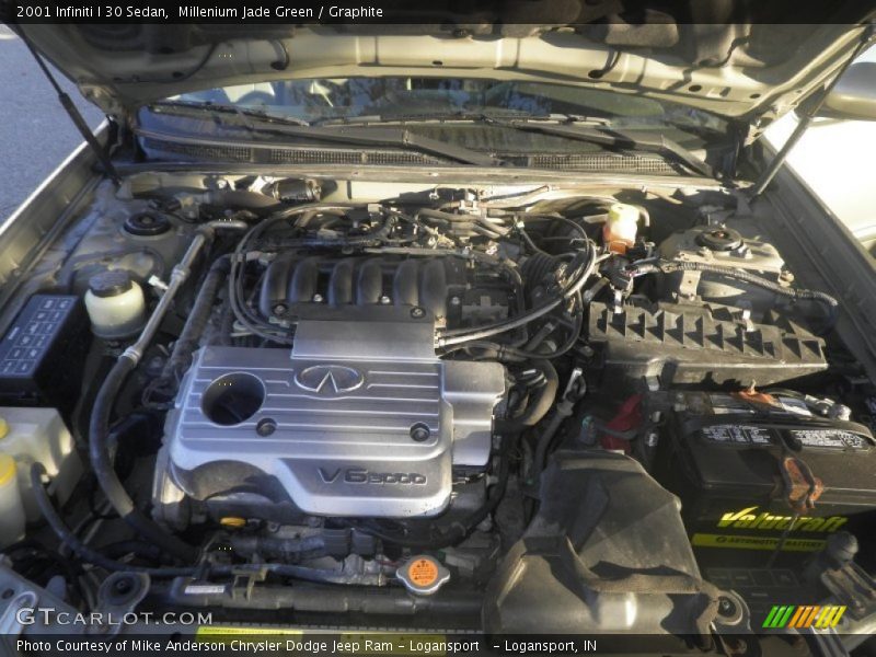 Millenium Jade Green / Graphite 2001 Infiniti I 30 Sedan