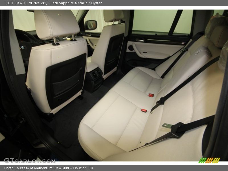Black Sapphire Metallic / Oyster 2013 BMW X3 xDrive 28i