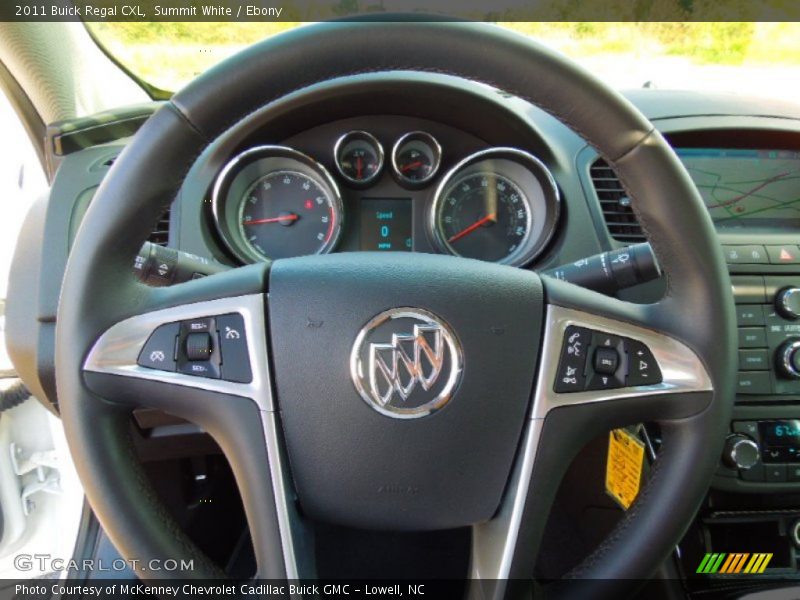 Summit White / Ebony 2011 Buick Regal CXL