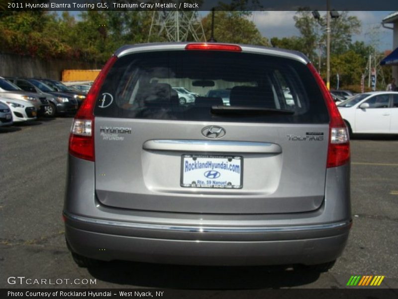 Titanium Gray Metallic / Black 2011 Hyundai Elantra Touring GLS