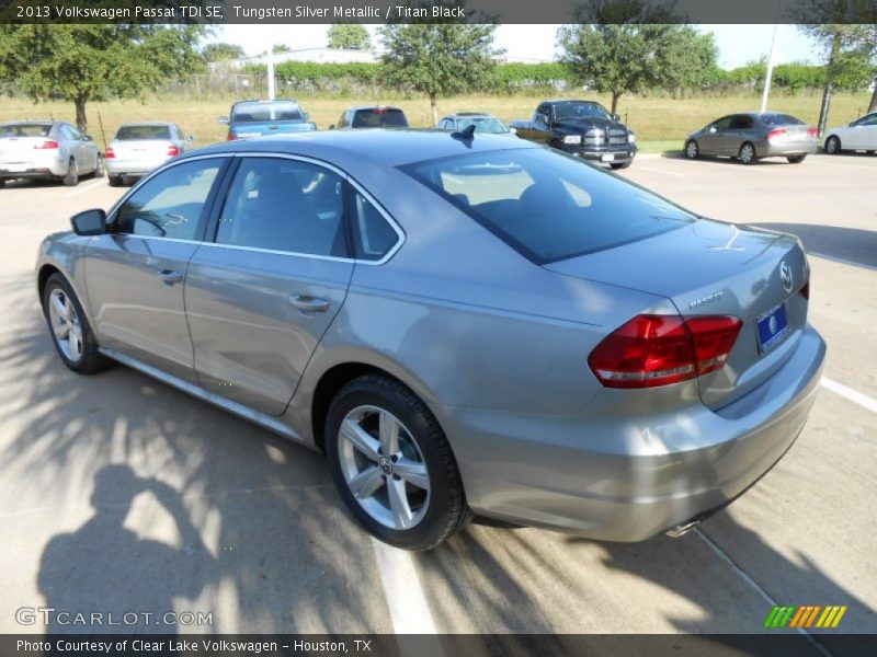 Tungsten Silver Metallic / Titan Black 2013 Volkswagen Passat TDI SE