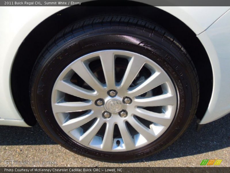Summit White / Ebony 2011 Buick Regal CXL