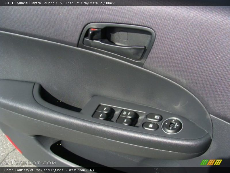 Titanium Gray Metallic / Black 2011 Hyundai Elantra Touring GLS