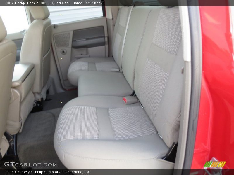 Rear Seat of 2007 Ram 2500 ST Quad Cab