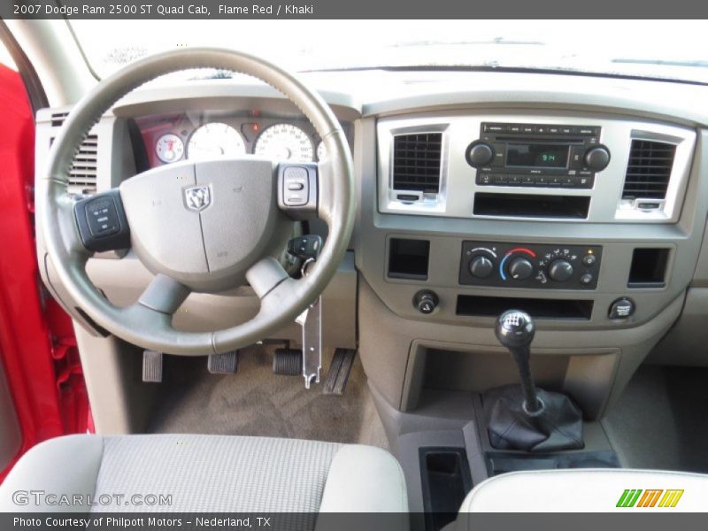 Dashboard of 2007 Ram 2500 ST Quad Cab