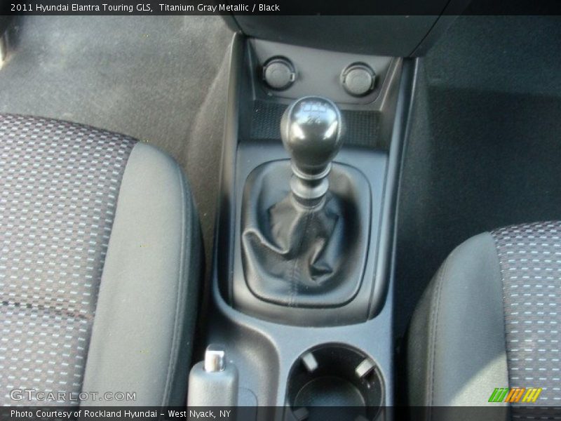 Titanium Gray Metallic / Black 2011 Hyundai Elantra Touring GLS