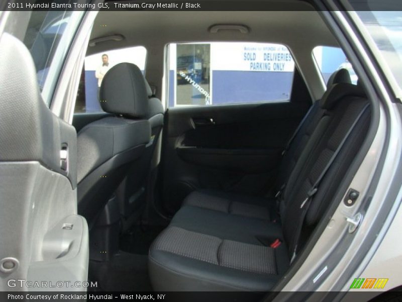 Titanium Gray Metallic / Black 2011 Hyundai Elantra Touring GLS