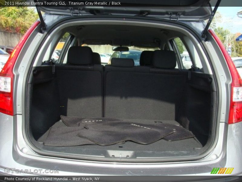 Titanium Gray Metallic / Black 2011 Hyundai Elantra Touring GLS