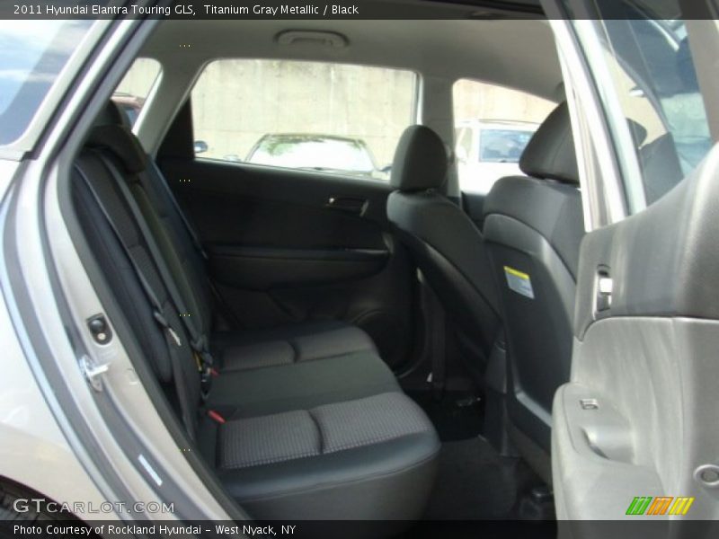 Titanium Gray Metallic / Black 2011 Hyundai Elantra Touring GLS
