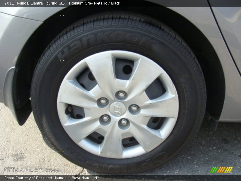 Titanium Gray Metallic / Black 2011 Hyundai Elantra Touring GLS