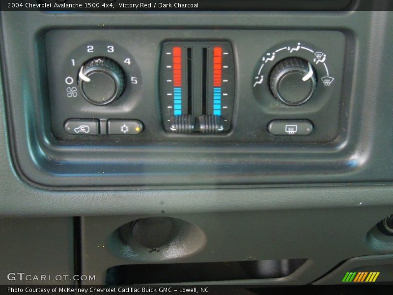 Victory Red / Dark Charcoal 2004 Chevrolet Avalanche 1500 4x4
