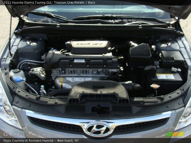 Titanium Gray Metallic / Black 2011 Hyundai Elantra Touring GLS