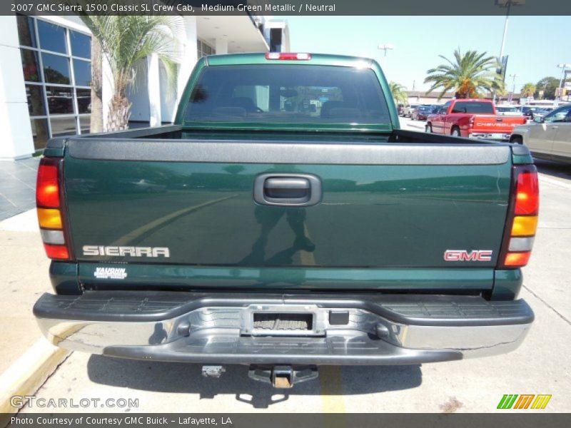 Medium Green Metallic / Neutral 2007 GMC Sierra 1500 Classic SL Crew Cab