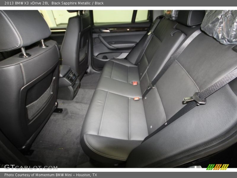 Black Sapphire Metallic / Black 2013 BMW X3 xDrive 28i