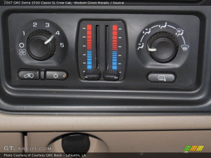Medium Green Metallic / Neutral 2007 GMC Sierra 1500 Classic SL Crew Cab