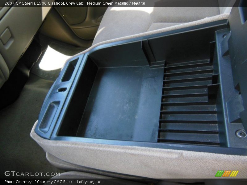 Medium Green Metallic / Neutral 2007 GMC Sierra 1500 Classic SL Crew Cab