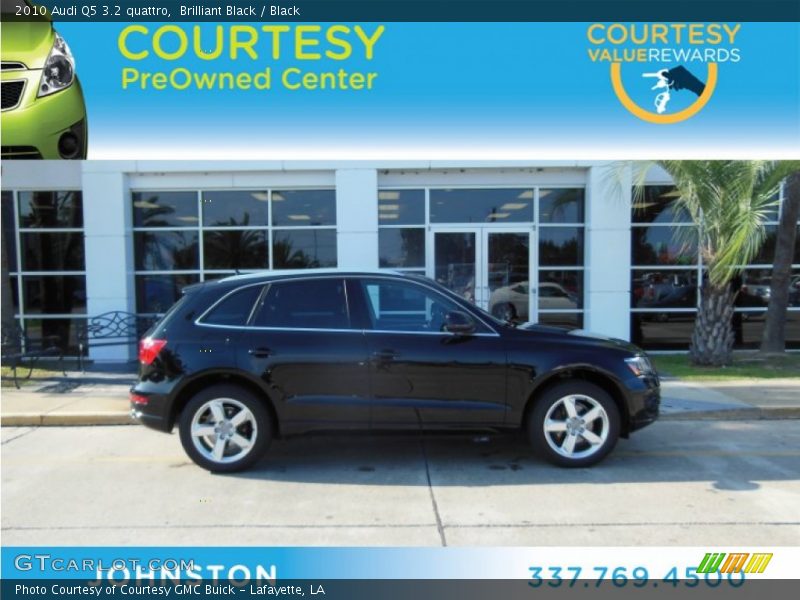 Brilliant Black / Black 2010 Audi Q5 3.2 quattro