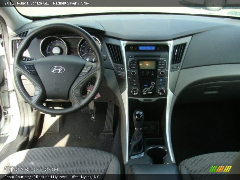 Radiant Silver / Gray 2011 Hyundai Sonata GLS