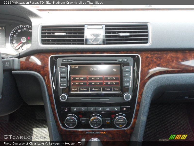 Platinum Gray Metallic / Titan Black 2013 Volkswagen Passat TDI SEL
